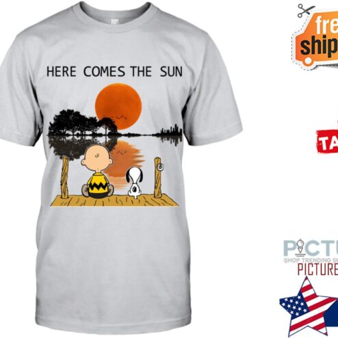 Here Comes The Sun Snoopy Charlie Brown Shirt