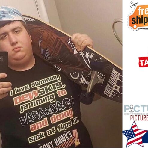I love slamming Dewskis jamming to Papa roach and doing sick af flip on Father's day shirt