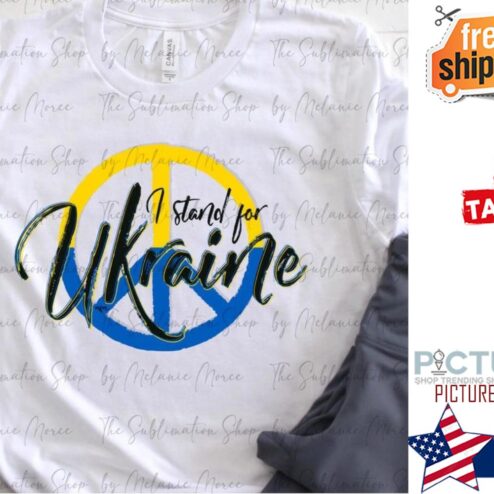 I stand for Ukraine Hippie Stop the War shirt