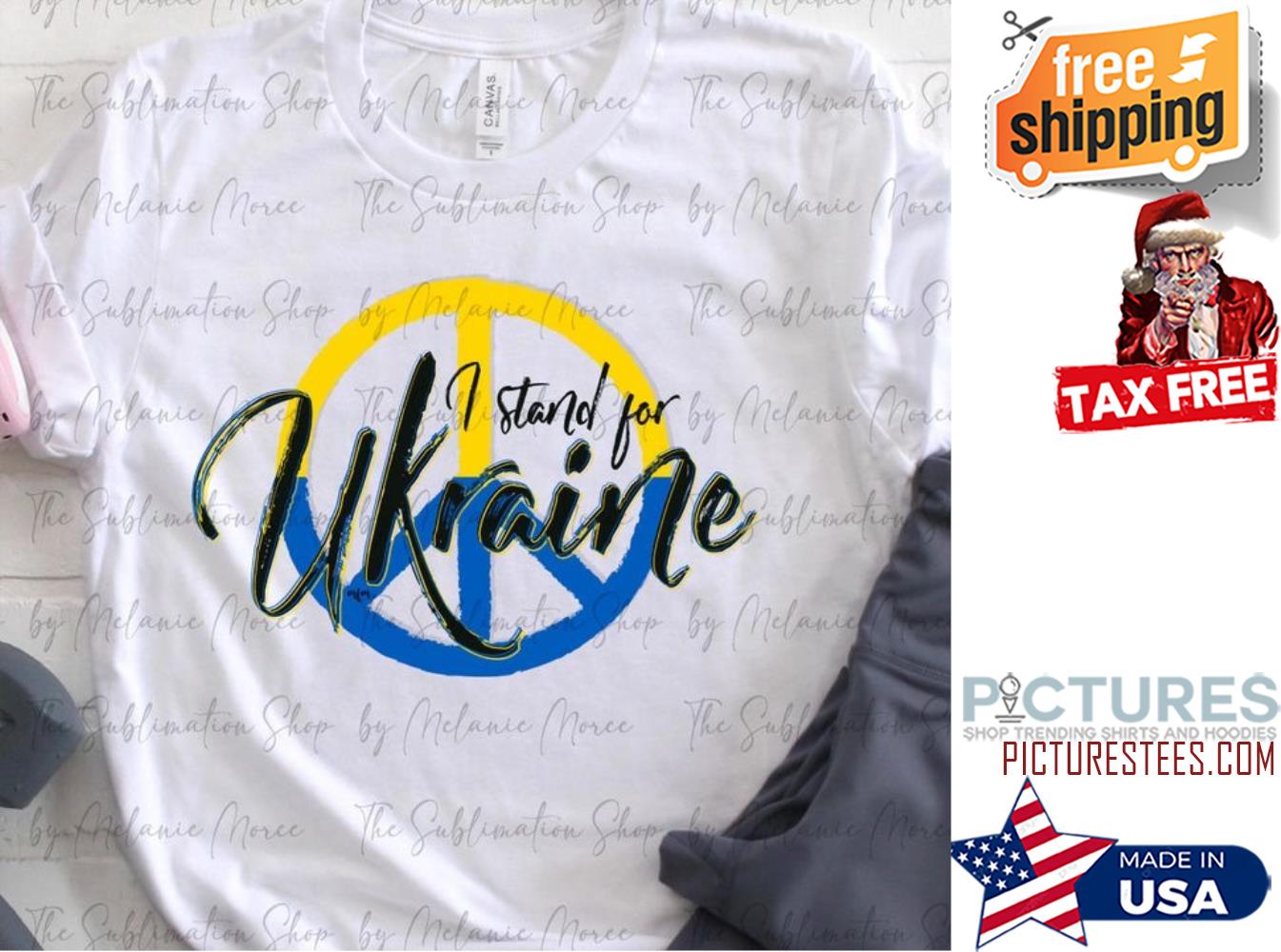I stand for Ukraine Hippie Stop the War shirt