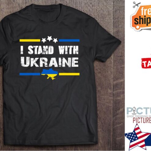 I Stand With Ukraine flag shirt