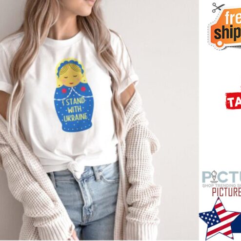 I Stand With Ukraine Support No War Shirt