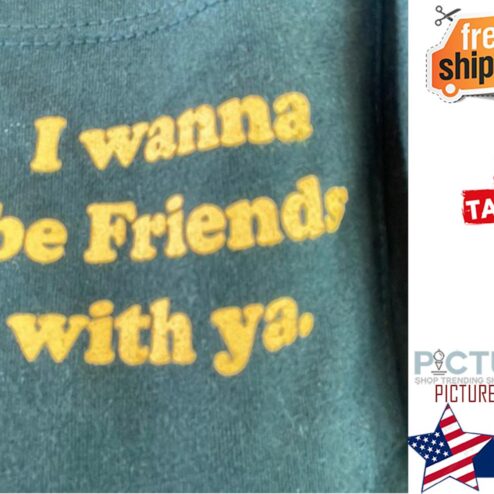 I wanna be friends with ya shirt