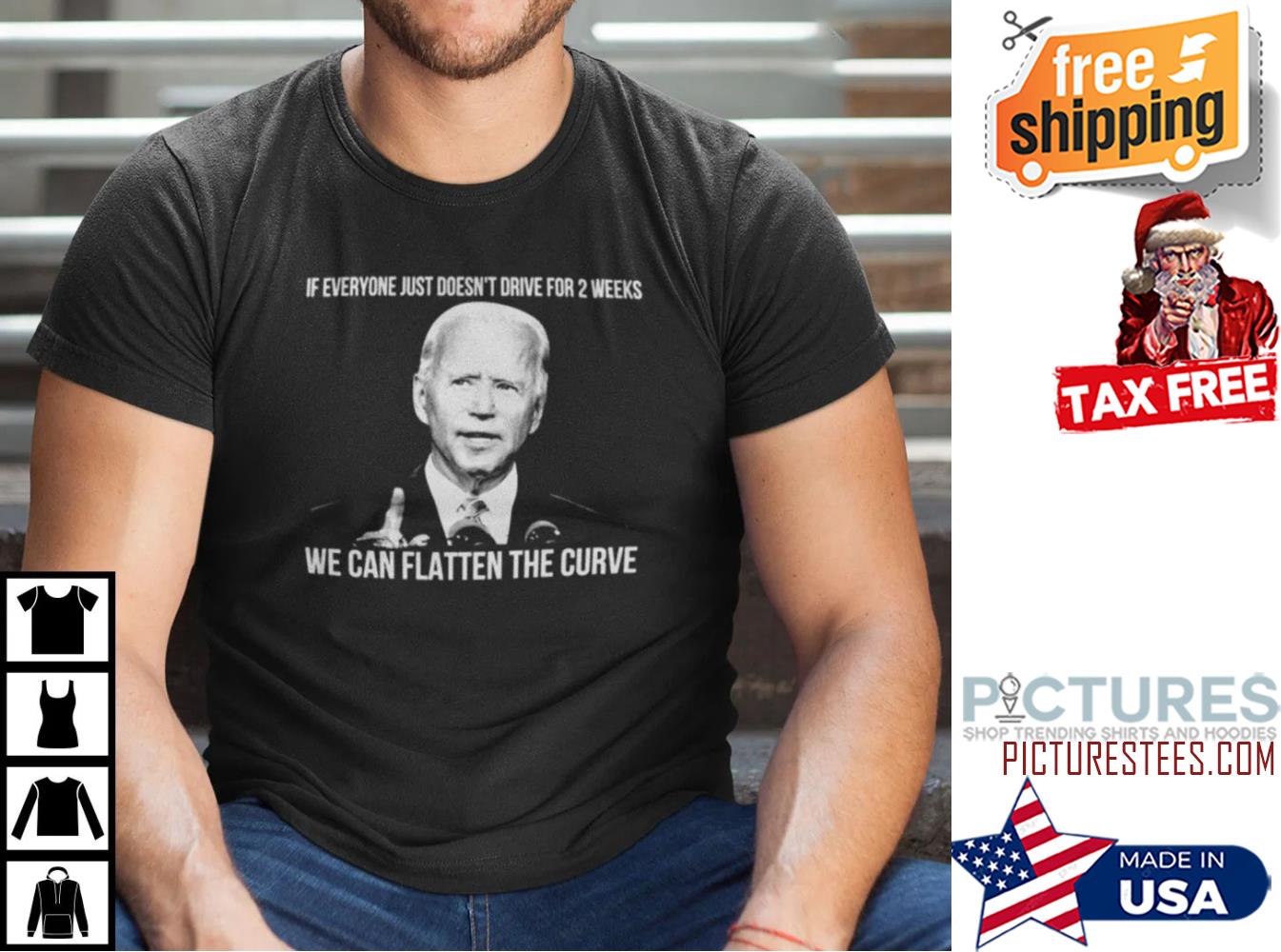 If Everyone Just Doesn’t Drive For 2 Week We Can Flatten The Curve Shirt If Everyone Just Doesn’t Drive For 2 Week We Can Flatten The Curve Shirt