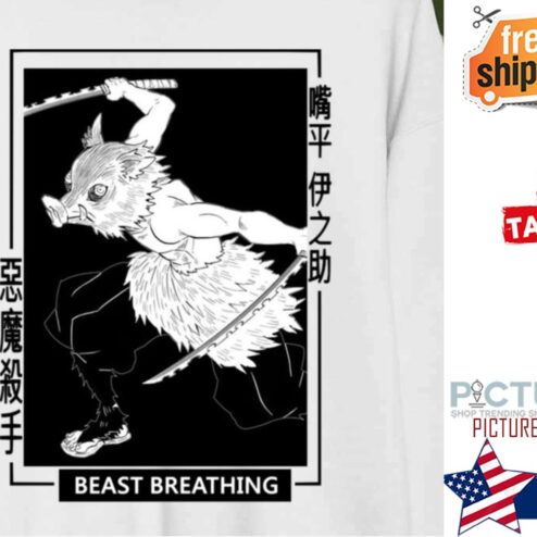 Inosuke Hashibira Kimetsu no Yaiba Kyodai no Kizuna Beast Breathing Anime shirt