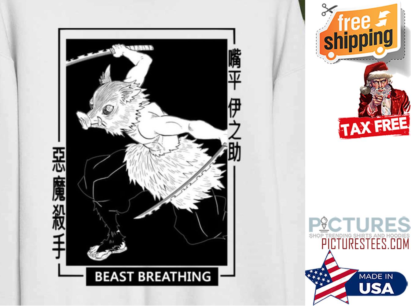 FREE shipping Inosuke Hashibira Kimetsu no Yaiba Kyodai no Kizuna Beast  Breathing Anime shirt, Unisex tee, hoodie, sweater, v-neck and tank top