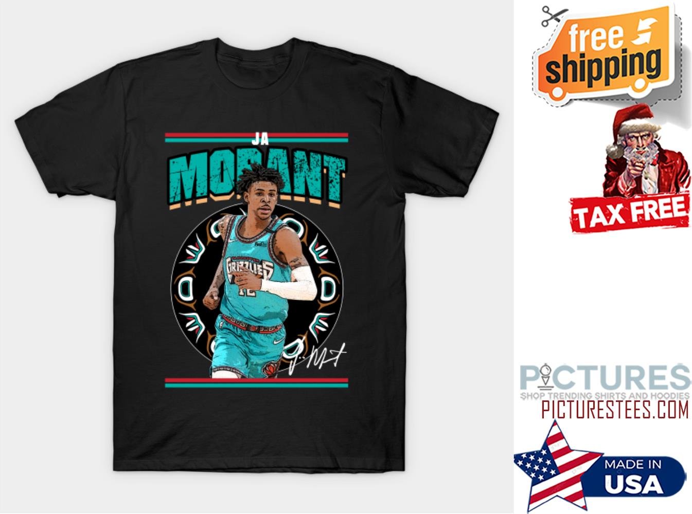 Ja Morant Graphic Tee Memphis Grizzlies Shirt, hoodie, longsleeve