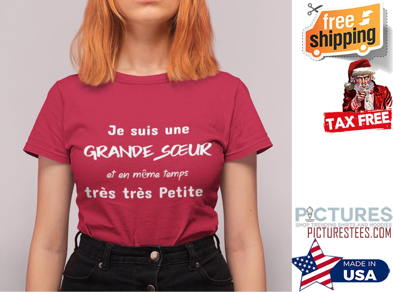 Je suis me Grande Sceur et en meme temps tres Petite shirt