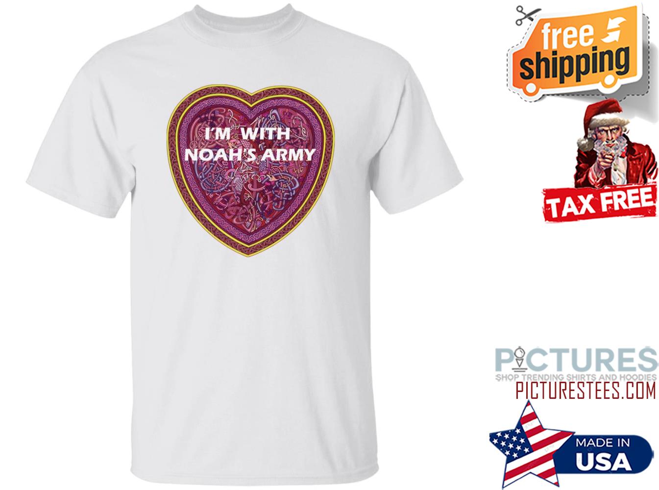 Jim Fitzpatrick I’m With Noah’s Army Shirt