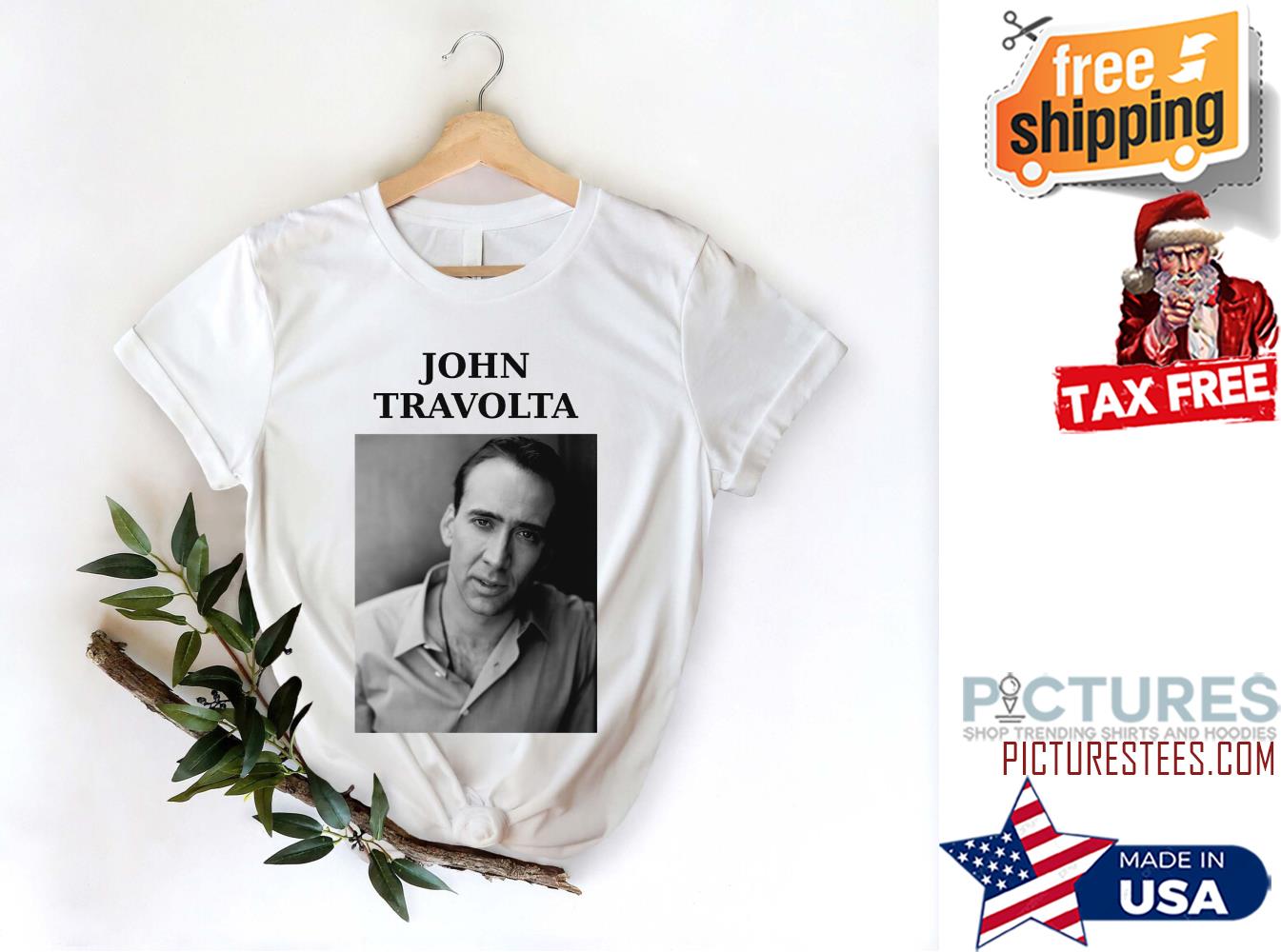 John Travolta Nicolas Cage The Adam shirt John Travolta Nicolas Cage The Adam shirt