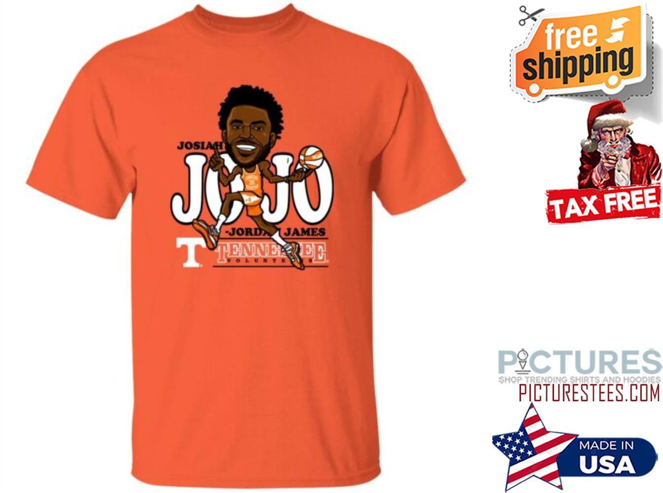 Josiah Jordan James Caricature Shirt