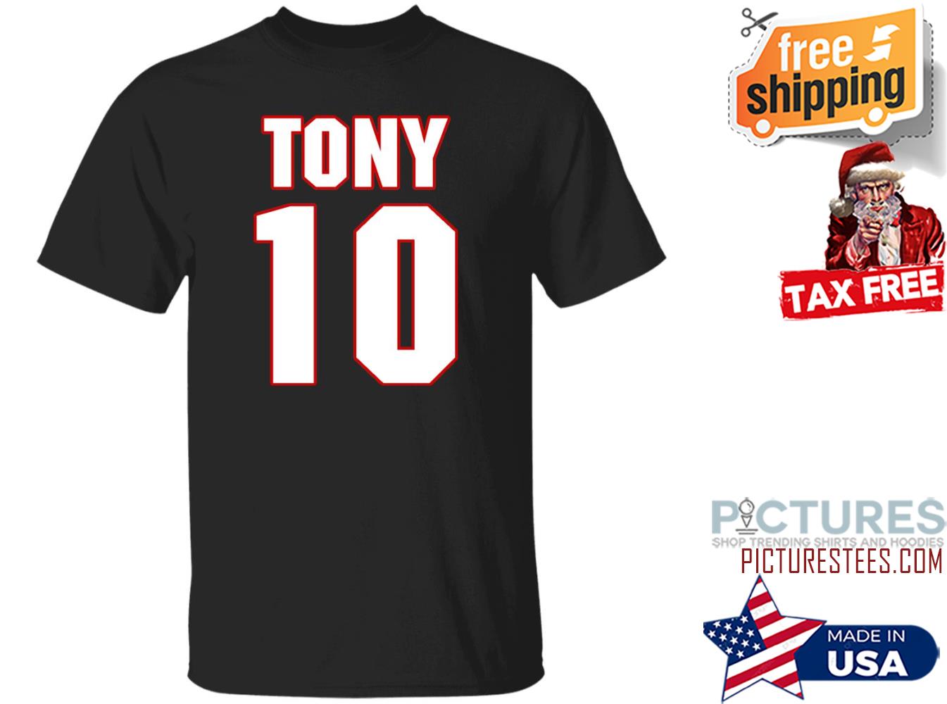 JuJu Gotti Wearing Tony 10 shirt