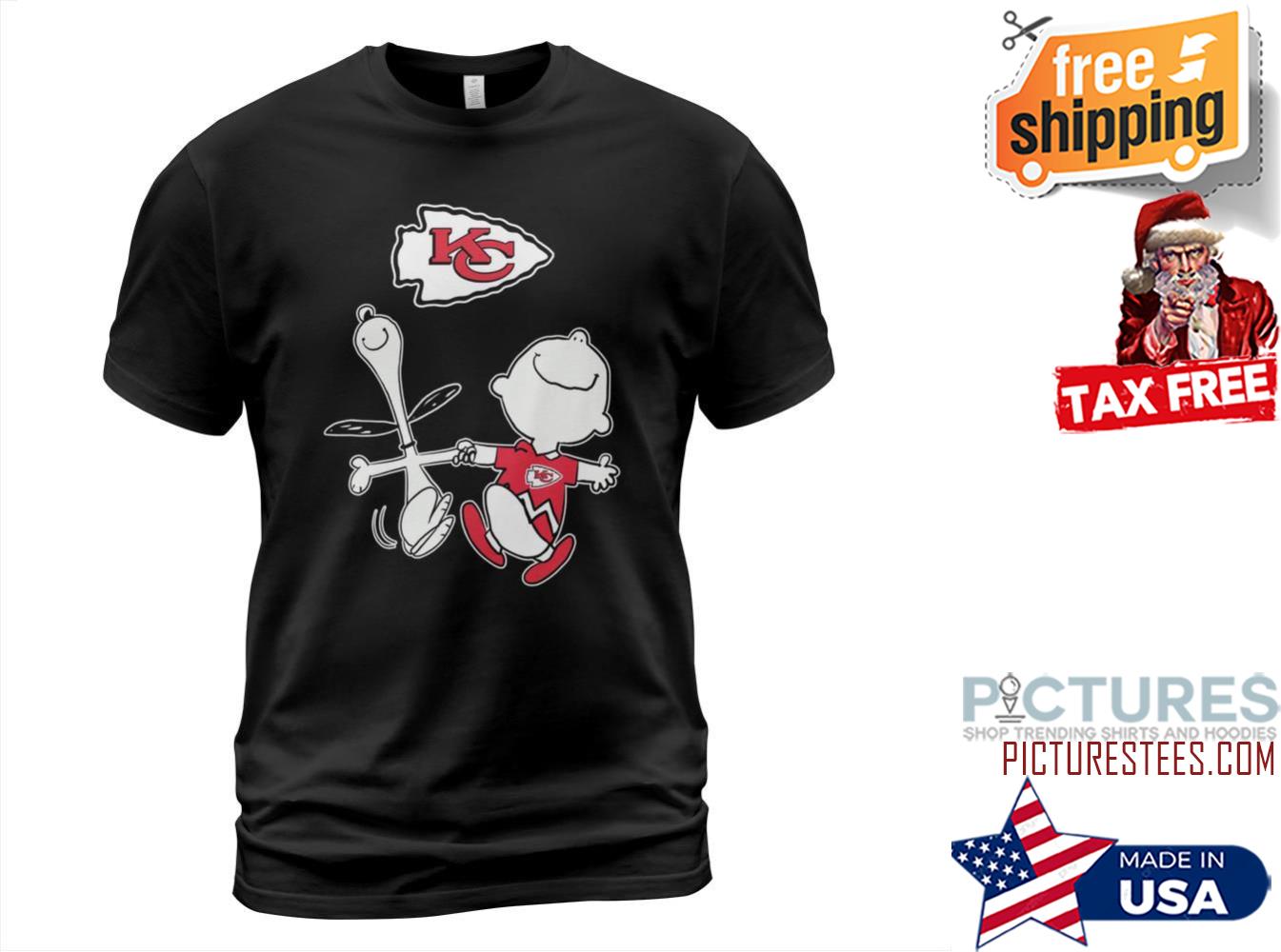 Kansas Chiefs Snoopy and CharlieBrown dancing Shirt