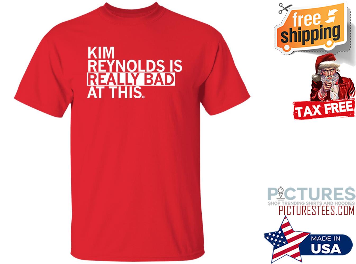 Kim Reynolds Is Really Bad At This Shirt