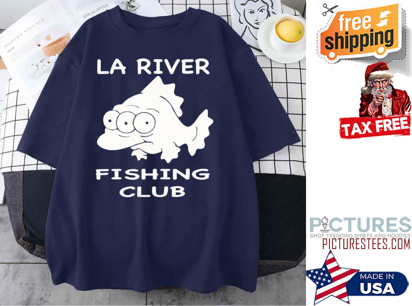 La River Fishing Club Three Eyed Fish shirt