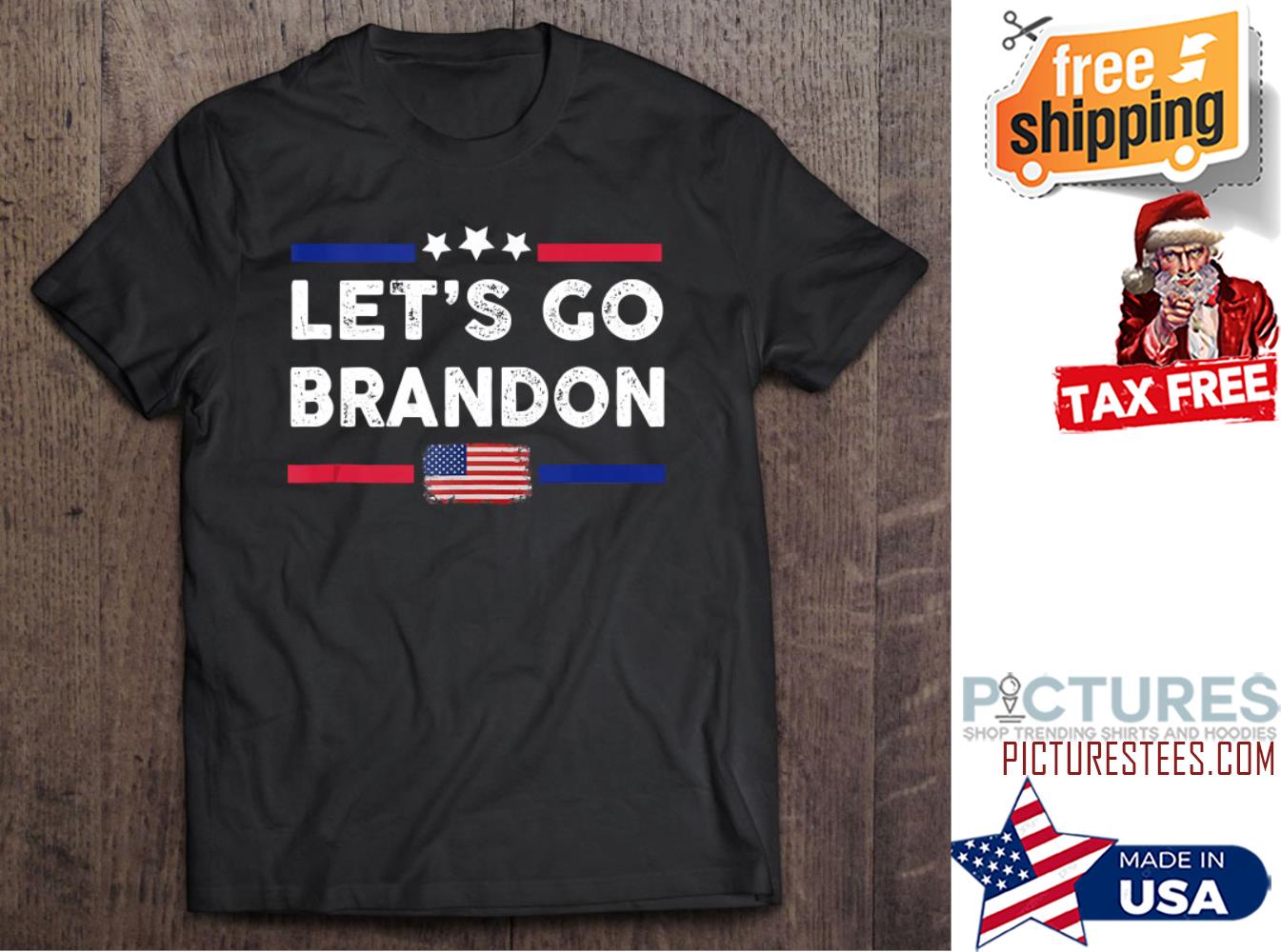 Let’s Go Brandon Us Flag shirt