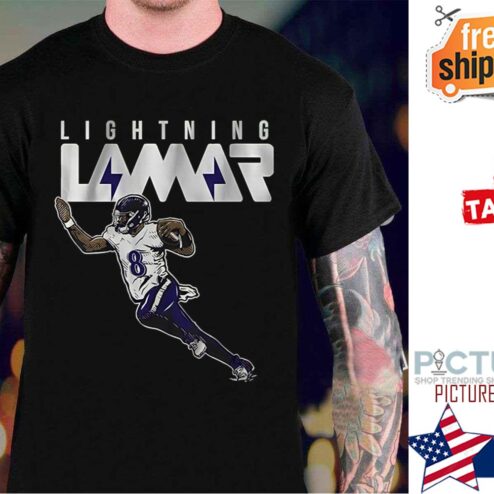 Lighting Lamar For Baltimore Ravens shirt