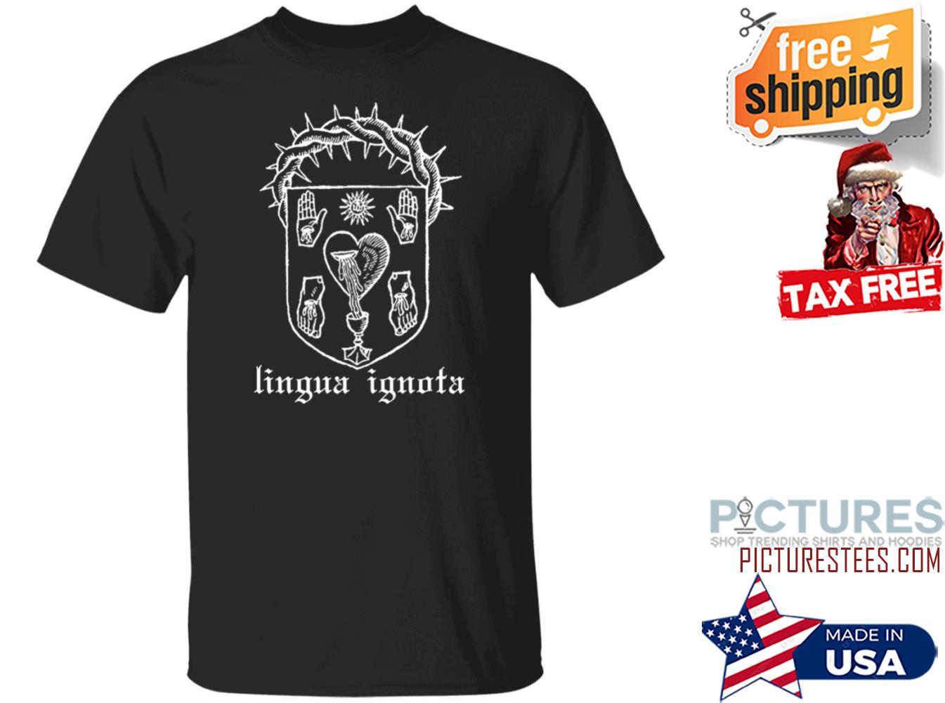 Lingua Ignota Five Wounds shirt
