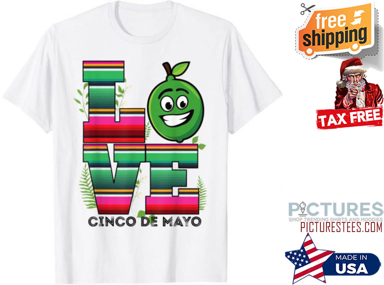 Love Cinco de Mayo Mexican Poncho shirt