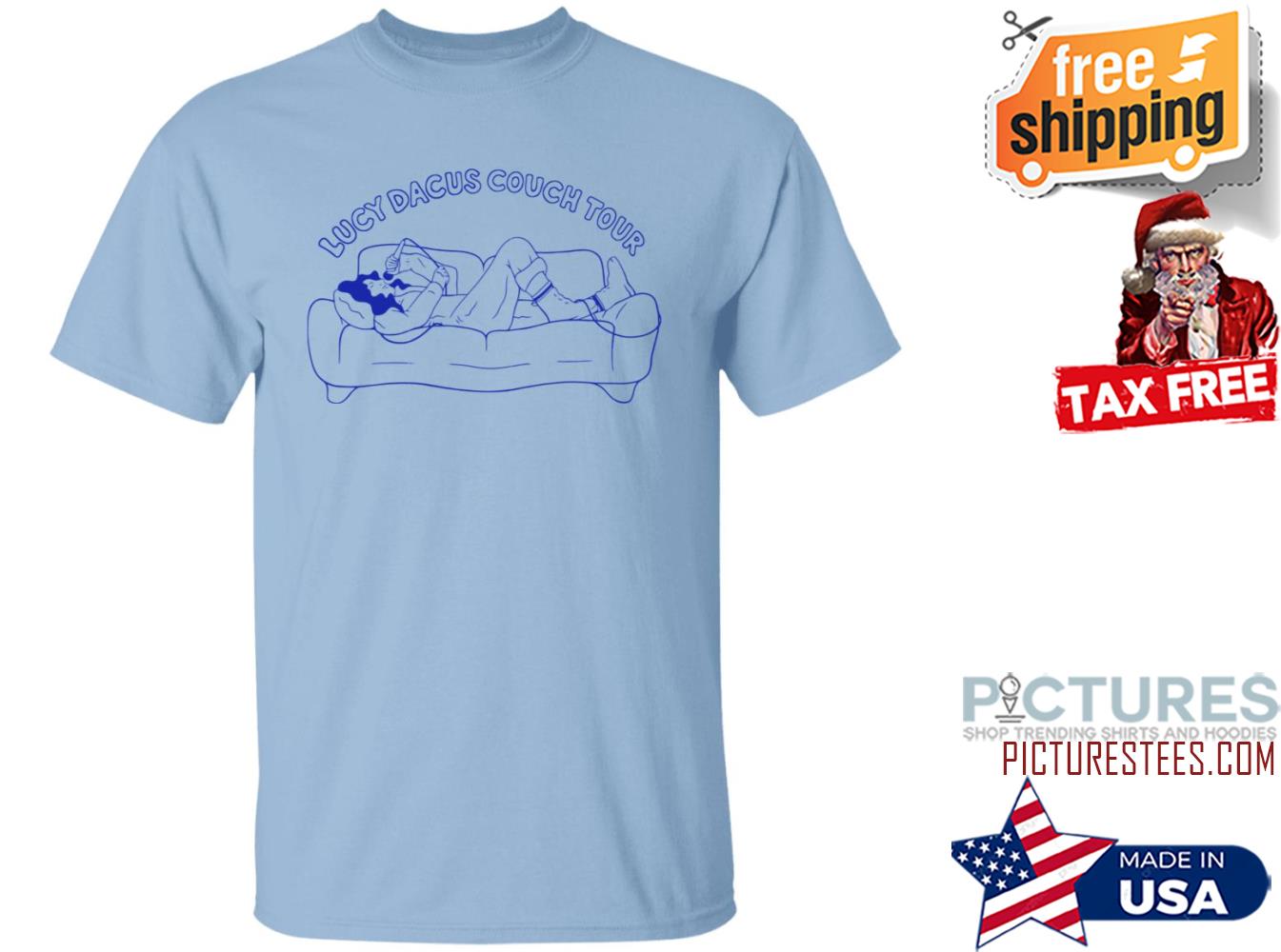 Lucy Dacus Merch Lucy Dancus Couch Tour Shirt
