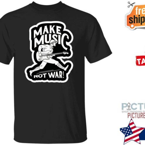 Matt Pinfield Ukraine War Make Music Not War Shirt