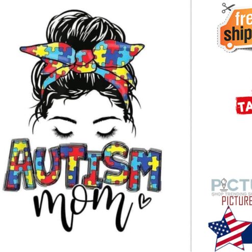 Messy Bun Autism mom Mother's day shirt