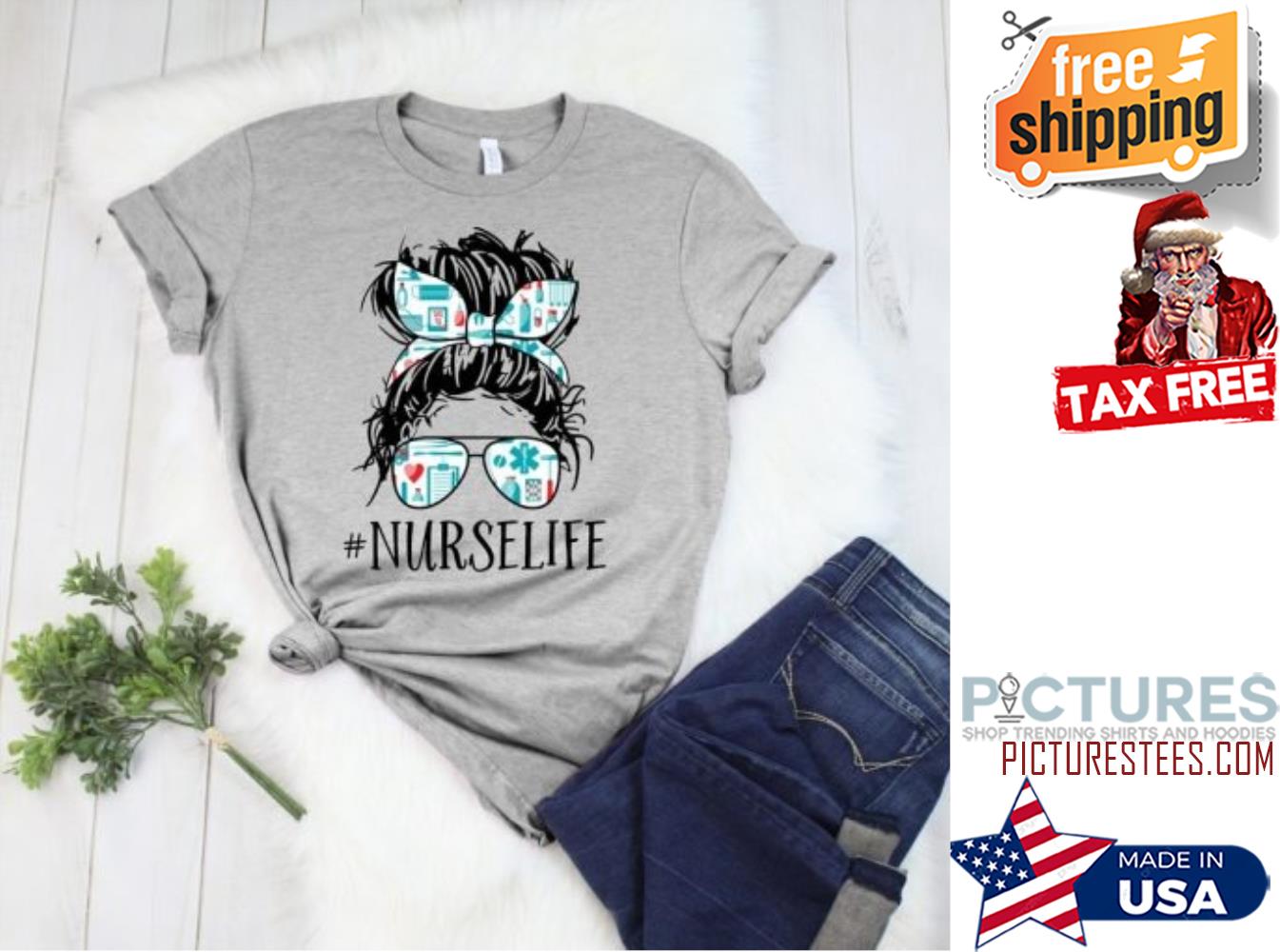 Messy bun Nurselife shirt