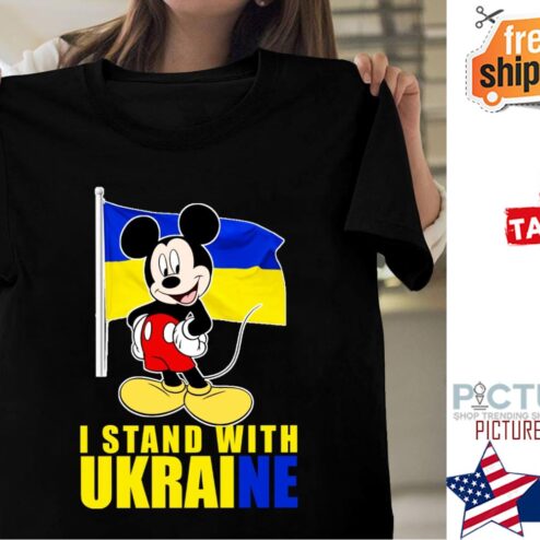 Mickey I stand with Ukraine shirt