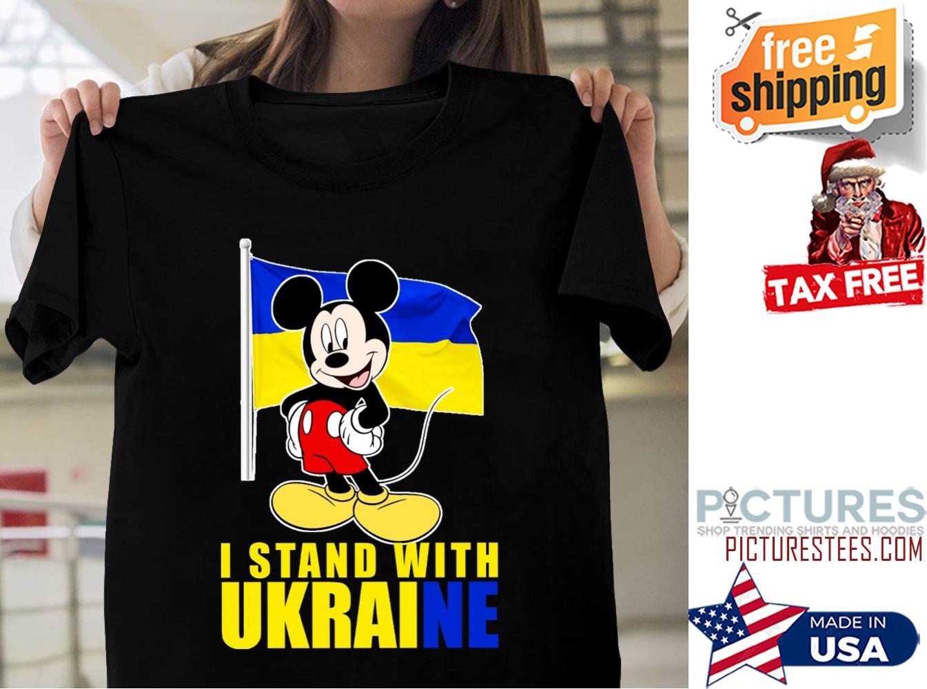 Mickey I stand with Ukraine shirt