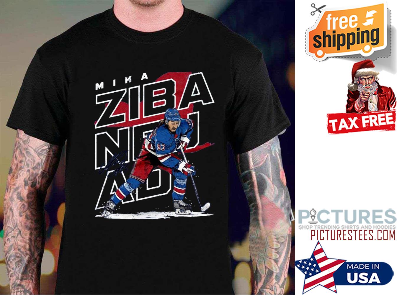 Mika Zibanejad New York Rangers shirt Mika Zibanejad New York Rangers shirt