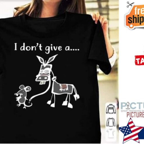 Mouse pilot Donkey I don't give a shirt
