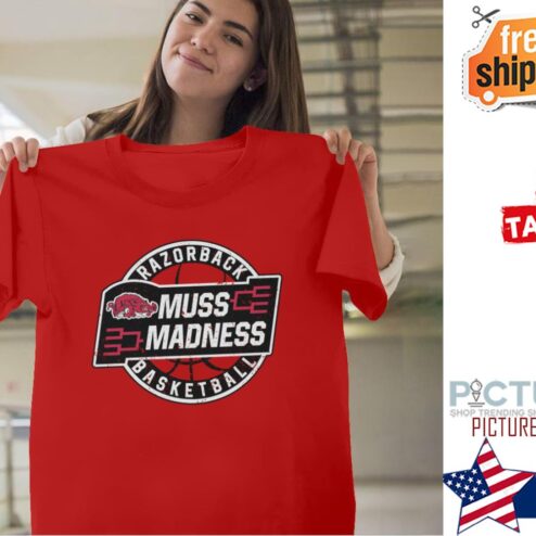 Muss Madness Razor Back Basketball shirt