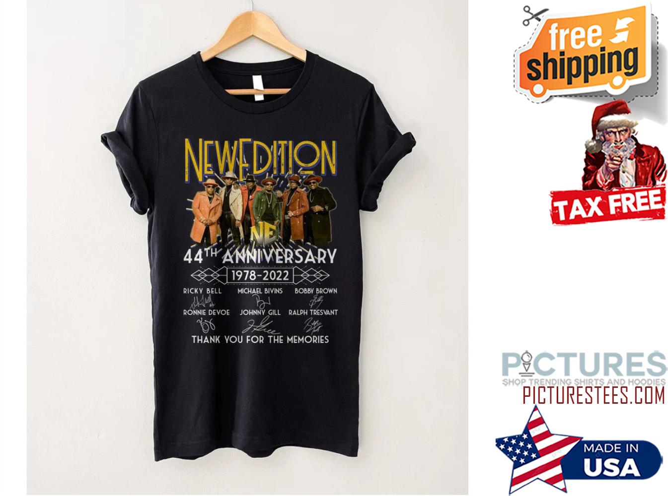 New Edition Band 44th Anniversary Shirt