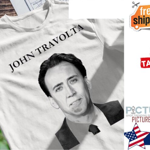 Nicolas Cage John Travolta shirt