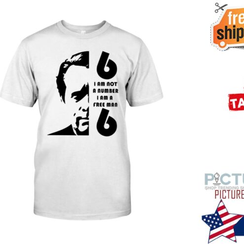 Paul Woodadge I Am Not A Number I Am A Free Man shirt