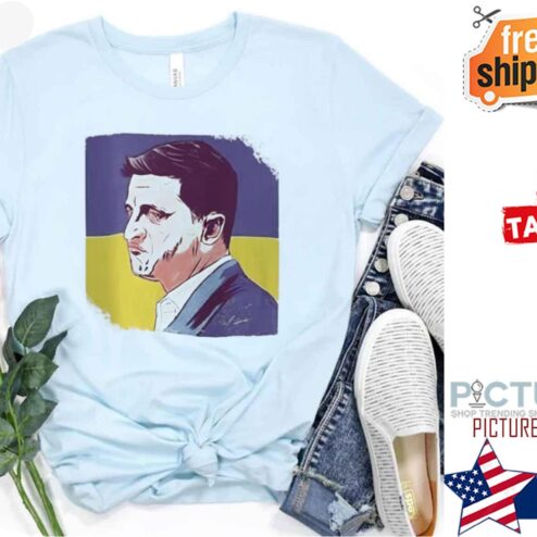 President Zelensky Ukraine Flag shirt