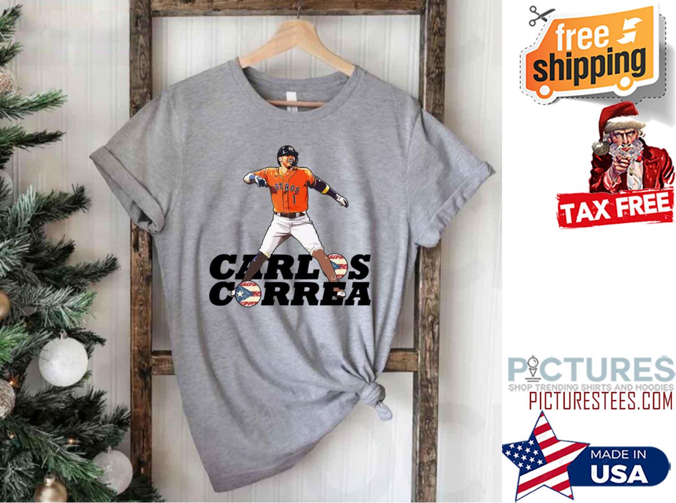 Puerto Rico Major League Baseball Carlos Correa shirt