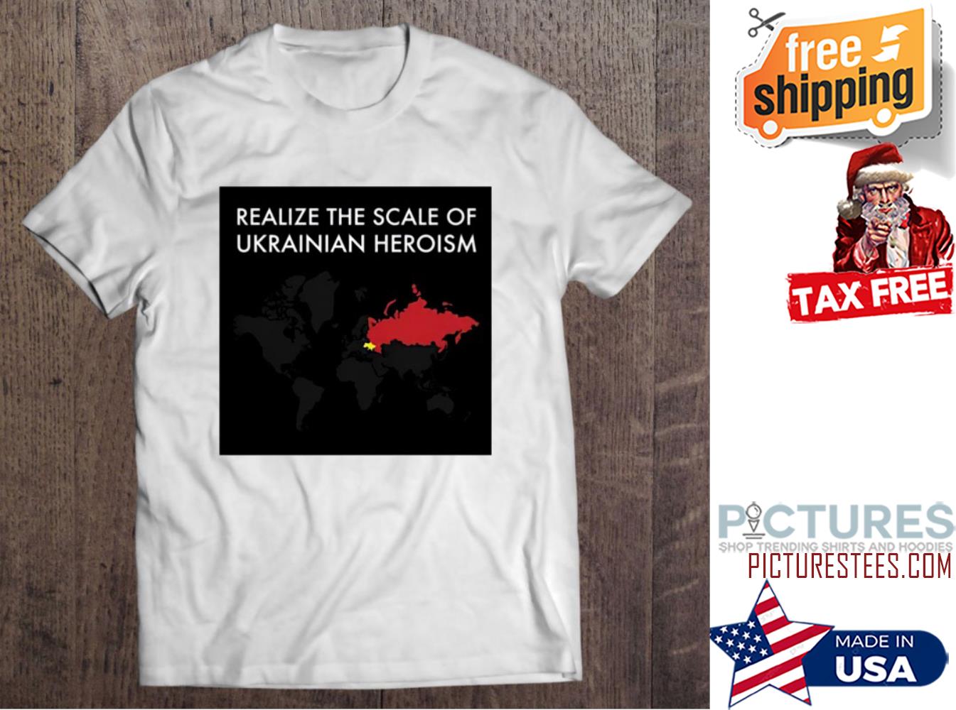 Realize The Scale Of Ukrainian Heroism shirt