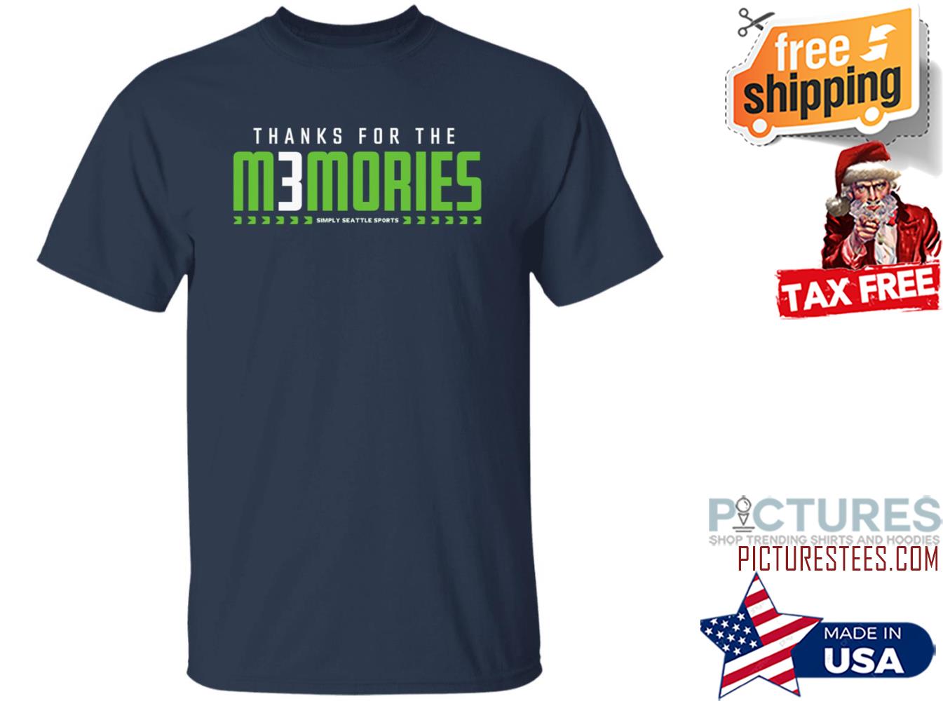 Russell Wilson Thanks For The Memories Simply Seattle Sports Shirt