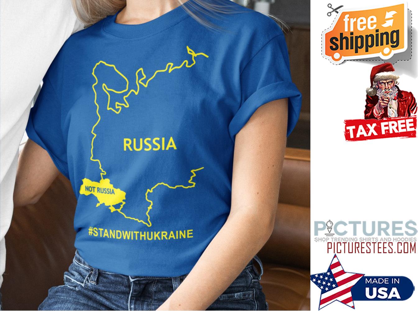 Russia not Russia stand with Ukraine shirt