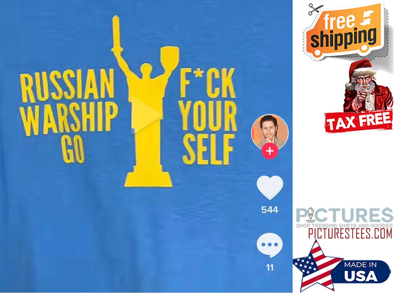 Russian Warship Go Fuck Yourself shirt