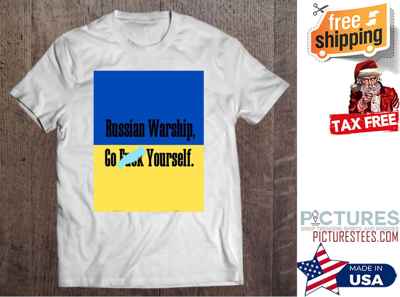 Russian Warship Go Fuck Yourself t-shirt