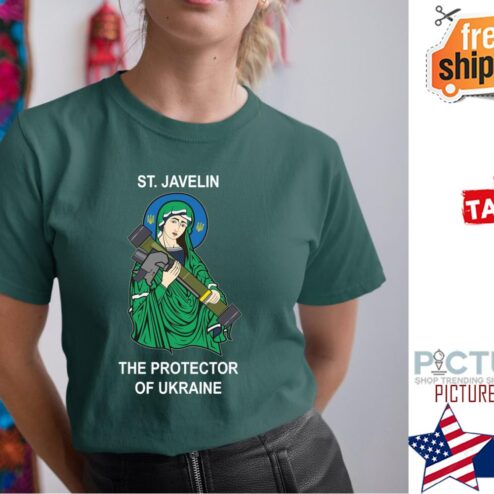 Saint Javelin The Protector Of Ukraine Pray For Ukranian Shirt