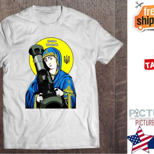 Saint Javelin Ukraine With Bazooka Be Trust shirt