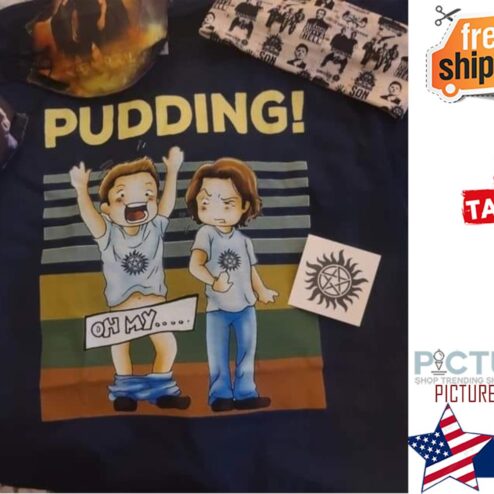 Sam and Dean Winchester pudding supernatural vintage shirt