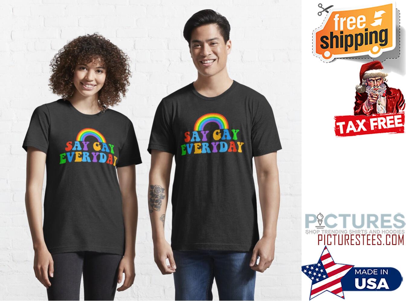 Say Gay Everyday Classic T-Shirt