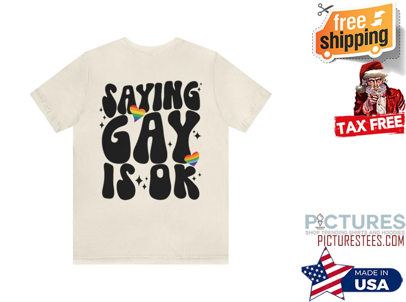 Saying Gay Ok Protect Trans Kids Say Shirt