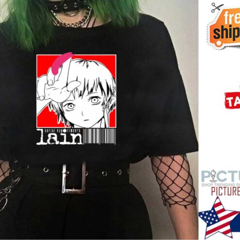 Serial Experiments Lain Anime Manga Harajuku shirt