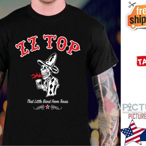 Skeleton ZZ Top The Little Band From Texas shirt