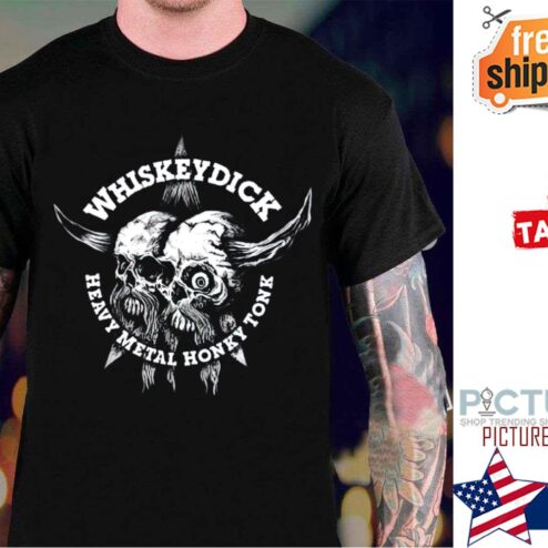 Skull Whiskeydick Texas heavy metal honey tonk shirt